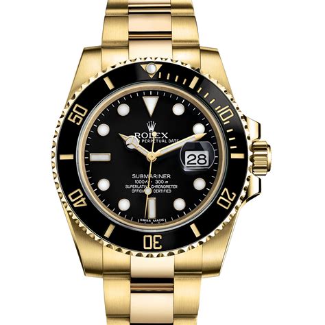 rolex submariner gold black price